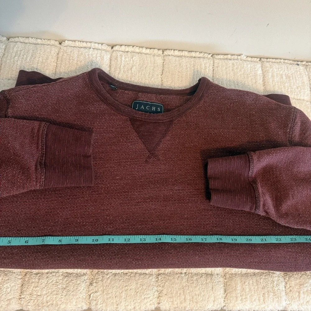 Jachs New York Textured Crewneck Pullover Sweater 2XL Activewear Casual Office